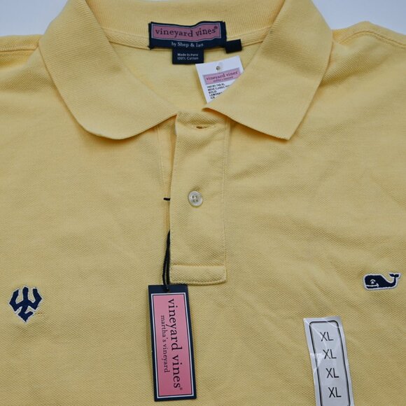 Vineyard Vines Other - NWT Vineyard Vines Washington & Lee W&L & Whale Logos Cotton Golf Polo Shirt XL